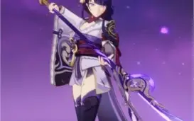 Ar49 Raiden shogun + cortadora, Xiao, Mona, Diluc e Atlas