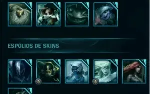 Vendo conta 100 campeões/borda diamante/64 skins/ 11 pagruna