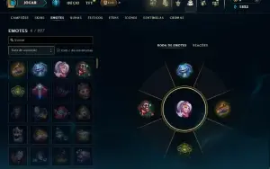 Unranked com 30 Champs e 4 Skins