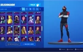 CONTA  SEASON 4 ATÉ 10 FULL,148 SKINS + GALAXY, IKONIK, GLOW