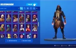 CONTA  SEASON 4 ATÉ 10 FULL,148 SKINS + GALAXY, IKONIK, GLOW