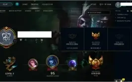 CONTA GOLD 3 - MMR ALTO - COM SKINS - LOL