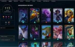 CONTA MESTRE LOL 257 PDL  >113 SKINS< (CAI COM CHALLENGER)