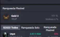 Conta mestre queue gm - ganhando 30pdl - 70%wr