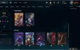 Conta League of Legends: Lvl 64 - 2Skin Ultimate 1Mitica Etc