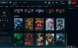 Conta League of Legends: Lvl 64 - 2Skin Ultimate 1Mitica Etc