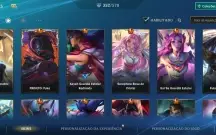 Vendo conta Wild rift com 352 skins ao total e 10 míticas!