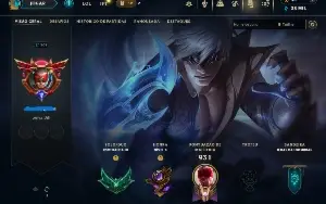 Conta lol NFA esmeralda com skins