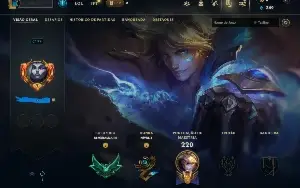 Conta lol NFA esmeralda com skins