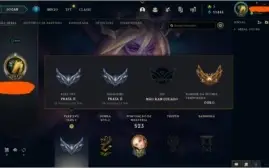 CONTA LOL: 110 SKINS, TODOS OS CAMPEÕES,+INFORMAÇÕES NA DESC