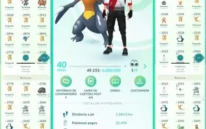 Conta Pokemon Go Nível 40