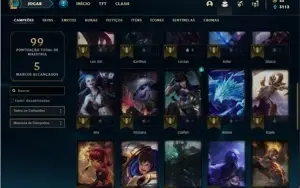 Conta prata 1 com 38 Champs e 22 Skins (Ex Platina)