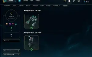 Conta prata 1 com 38 Champs e 22 Skins (Ex Platina)