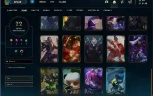 Conta prata 1 com 38 Champs e 22 Skins (Ex Platina)