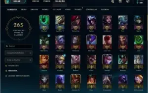 Vendo conta LOL - Diamante 3