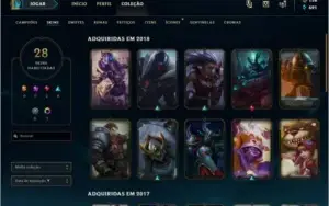 Vendo conta LOL - Diamante 3