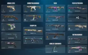 Conta Valorant 233 skins mais de R$4000 gastos
