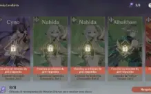 Conta Genshin Impact Ar. 57 Mundo Lv 8 América Server