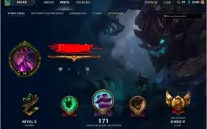 Conta League of legends Gold V