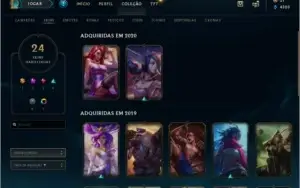 Conta League of Legends barata e com várias skins