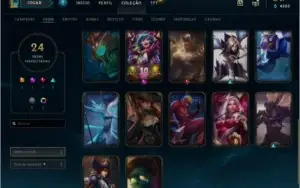 Conta League of Legends barata e com várias skins