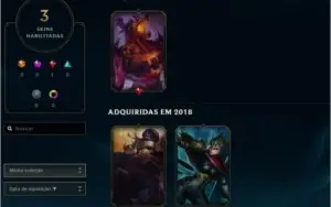 Conta lol 3 skins Prata 2