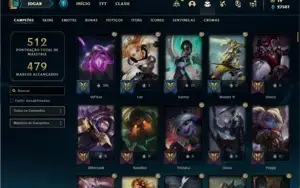 Conta Prata 1 com TODOS os champs e 292 Skins + 4 Prestigios