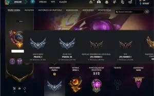 Conta Prata 1 com TODOS os champs e 292 Skins + 4 Prestigios
