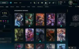 Conta LOL 2013 todos campeões, eternos série 1 e 3k de RP