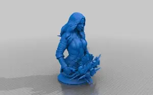 Modelo Gamora Guardiões Da Galáxia 3D STL
