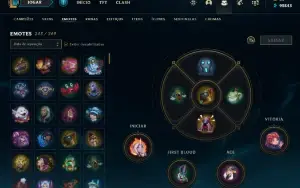 Conta League of Legends - 336 Skins