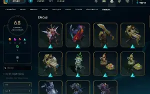 Conta League of Legends - 336 Skins