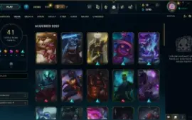 Full Acesso | 41 Skins + 141 Espólios - Nivel 30