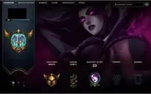 Conta de lol, Gold 4, level 36 e mmr bom