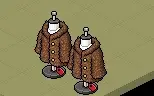 Raro Visual Casaco De Pele Oversized Habbo