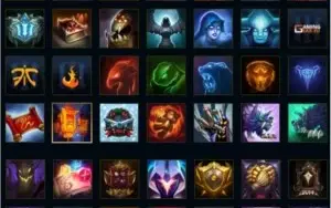 Conta lol antiga lvl 30 muitas skins