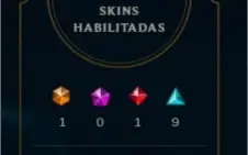 Conta lol antiga lvl 30 muitas skins