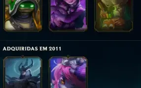 Conta LoL - Rammus Rei, Kayle Juíza e Elise Vitoriosa