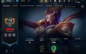 Conta LoL - Rammus Rei, Kayle Juíza e Elise Vitoriosa