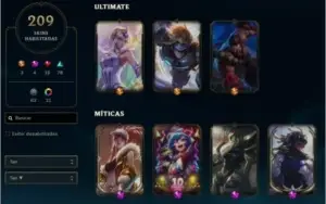 ACC AKALI PRESTIGIO 209 SKINS