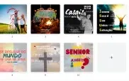 Pack Canva Gospel Jesus Vol 2 - 10 Artes Editáveis
