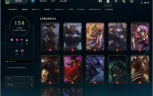 Conta lol e valorant com muitas skins