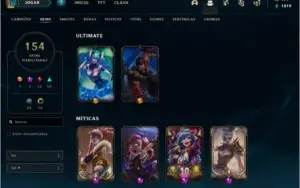 Conta lol e valorant com muitas skins