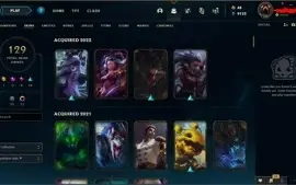 CONTA LEAGUE OF LEGENDS