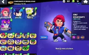 Brawl 78k Colt desafiante e troca Nick grátis
