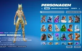 Conta de Fortnite para PC com muitas skins