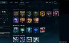 Conta 156 skins, 2 miticas elise vitorisa etc