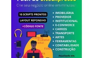 Pack Site Expresso 10  Sites Prontos com Painel Admin