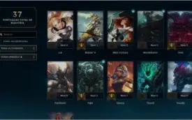 CONTA DE 10 ANOS LEAGUE OF LEGENDS -  UNRANKED