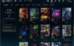 Conta MESTRE com 19 skins e 55 champs